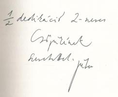 Kertész Imre: Jegyzőkönyv. / Esterházy Péter: Élet és Irodalom. Az egyik szerző, Esterházy Péter (19...
