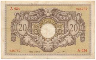Szomália 1950. 20S T:F Somalia 1950. 20 Somali C:F Krause P#14