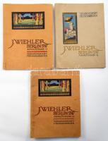 ca 1910 J. Wiehler Berlin képes gobelin katalógus 3 db Egyenként 104 oldal. Rengeteg képpel.