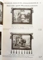 ca 1910 J. Wiehler Berlin képes gobelin katalógus 3 db Egyenként 104 oldal. Rengeteg képpel