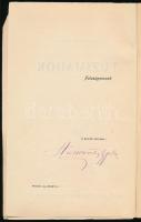 Kalkovits Gyula: Tűzimádók. A szerző által ALÁÍRT példány! Marosvásárhely, 1932, Révész Ernő-ny., 12...