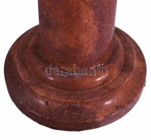 Tardosi vörös mészkő posztamens. Tartófelület d: 22 cm, m: 60 cm /// KIZÁRÓLAG SZEMÉLYES ÁTVÉTEL, NE...