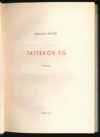 Radnóti Miklós: Tajtékos ég. Versek. Bp., 1946, Révai, 114+6 p. 1. posztumus kiadás! Kiadói félvászo...