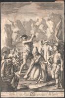 Mártír püspök kivégzése. Rézmetszet. ca 1700. 22x32 cm