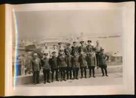 1962 Odessza fotóalbum, katonai fotókkal 6 db 18x13 cm / Odessa military photos in album