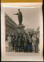 1962 Odessza fotóalbum, katonai fotókkal 6 db 18x13 cm / Odessa military photos in album