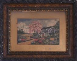 3 db régi blondel keret, üvegezett, 60x50 cm ig vegyes állapotban