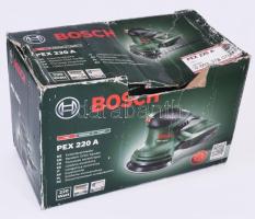 Bosch PEX220A csiszológép. Használt, eredeti dobozával