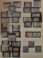 Gondosan kezelt, tartalmas magyar gyűjtemény 1913-tól 2017-ig hagyatékból. Az anyag 9 nagy rugós ABR...