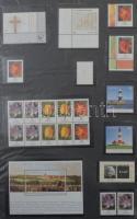 Szép és láthatólag teljes postatiszta NSZK gyűjtemény 2004-2012 blokkokkal, füzetlapokkal, 10-es ívekkel házi készítésű falcmentes lapokon, DAVO gyűrűs borítóban. (Postai érték / postal value min EUR 500.-)