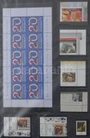 Szép és láthatólag teljes postatiszta NSZK gyűjtemény 2004-2012 blokkokkal, füzetlapokkal, 10-es íve...