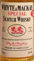 Whyte&amp;Mackay Special Scotch Whisky, 43%, 1l, bontatlan