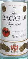 Bacardi rum, 37,5%, 75cl, bontatlan