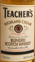 Teacher's Highland Cream Blended Scotch Whisky, 0,7l, 40%, bontatlan