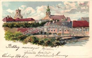 1899 Győr litho s: Geiger