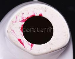 Elefánt figura asztaldísz, kis tűzhibával, 13x11,5 cm