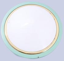 Vintage fém UFO lámpa, jó állapotban, d:35 cm