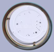 Vintage fém UFO lámpa, jó állapotban, d:35 cm