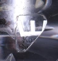 Kosta jelzéssel asztaldísz, d: 14 cm