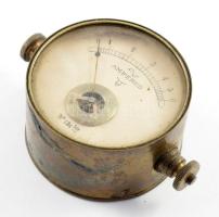 Régi ampermérő, d: 6 cm