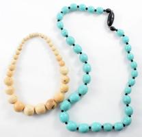 2 darab art deco hosszú nyaklánc