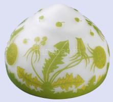 Gallé lámpabúra, hibátlan, d: 28 cm