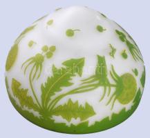 Gallé lámpabúra, hibátlan, d: 28 cm