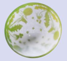 Gallé lámpabúra, hibátlan, d: 28 cm