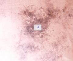 Nagyméretű vörösréz edény, d: 47 cm