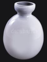 Kétrétegű üveg váza, hibátlan, m: 16,5 cm