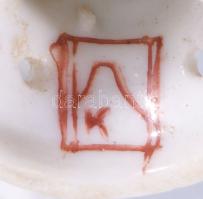 Antik porcelán tea baba, m: 10 cm