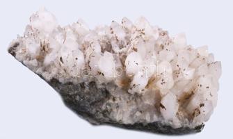 Nagyméretű kvarc kristálytelep, 26x18 cm