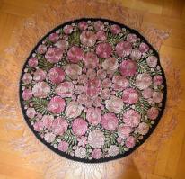 Régi matyó hímzés, d: 90 cm