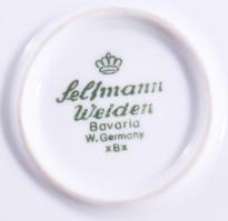 Seltmann Weiden lerakótálca, jelzett, 18x18 cm