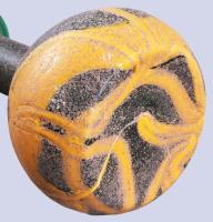 Iparművész váza, jelzés nélkül, hibátlan, m: 13,5 cm