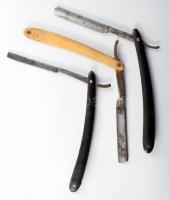 2 darab antik borotva és egy élező