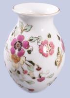 Zsolnay pillangó mintás váza, jelzett, hibátlan, m: 13 cm