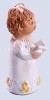 Antalfiné Szente Katalin: lány. Jelzett, kis kopással, m: 14 cm