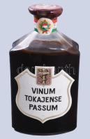 cca 1981 Vinum Tokajense Passum, Tokaji 5 puttonyos aszú, Tolcsva, Tokaj Kereskedőház, üveg dugóval, bontatlan palack édes fehér desszertbor, 0,75l.