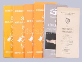 1973-1989 6 darab BÁV aukciós katalógus.