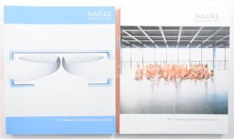 2013-2015, 2 dara Nagel árverési katalógus, modern és kortárs művészet témában.
