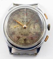 Lea Chronoghraph Antimagnetic karóra, mechanikus, nem működik, foltos számlappal, d: 4 cm