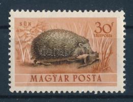1953 Erdei állatok 30f számvízjellel