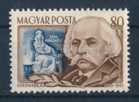 1953 Zeneszerzők 80f számvízjellel