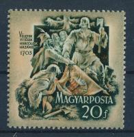 1953 II. Rákóczi Ferenc 20f számvízjellel