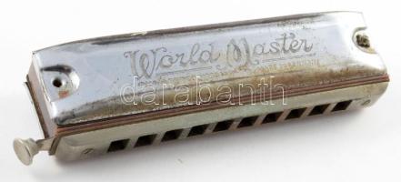 World Master szájharmonika, csavarhiánnyal, h: 13 cm
