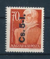 1946 Betűs Cs.5-I./70f fordított felülnyomással (25.000)