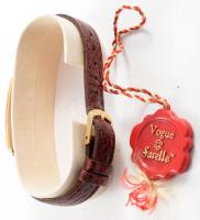 Sarelle női karóra, kvarc, szíjjal, díszdobozban, 3x2 cm