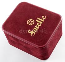 Sarelle női karóra, kvarc, szíjjal, díszdobozban, 3x2 cm