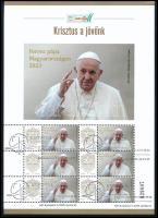 2023 Ferenc Pápa Magyarországon megszemélyesített kisív